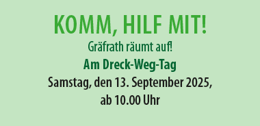 Dreck-Weg-Tag